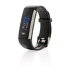 Branded Promotional COLOUR FIT ACTIVITY TRACKER in Black Pedometer From Concept Incentives.