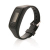 Branded Promotional PEDOMETER BRACELET in Black Pedometer From Concept Incentives.