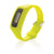 Branded Promotional PEDOMETER BRACELET in Lime Green Pedometer From Concept Incentives.