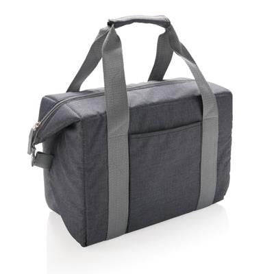 Branded Promotional TOTE & DUFFLE COOL BAG in Grey Cool Bag From Concept Incentives.