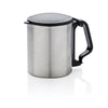 Branded Promotional CARABINE MUG SMALL in Silver Mug From Concept Incentives.