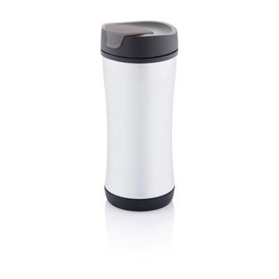 Branded Promotional BOOM ECO MUG in Black Travel Mug From Concept Incentives.