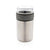 Branded Promotional 2-IN-1 VACUUM LUNCH FLASK in Grey  From Concept Incentives.