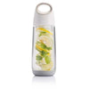 Branded Promotional BOPP FRUIT INFUSER BOTTLE in White & Grey Sports Drink Bottle From Concept Incentives.