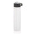 Branded Promotional TRITAN BOTTLE with Straw in Clear Transparent & Grey Bottle From Concept Incentives.