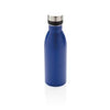 Branded Promotional DELUXE STAINLESS STEEL METAL WATER BOTTLE in Blue Sports Drink Bottle From Concept Incentives.