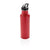 Branded Promotional DELUXE STAINLESS STEEL METAL ACTIVITY BOTTLE in Red Sports Drink Bottle From Concept Incentives.