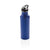 Branded Promotional DELUXE STAINLESS STEEL METAL ACTIVITY BOTTLE in Blue Sports Drink Bottle From Concept Incentives.