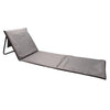 Branded Promotional FOLDING BEACH LOUNGE CHAIR in Grey Chair From Concept Incentives.