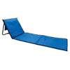 Branded Promotional FOLDING BEACH LOUNGE CHAIR in Blue Chair From Concept Incentives.