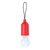 Branded Promotional PULL LAMP KEYRING CHAIN in Red Torch From Concept Incentives.