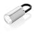 Branded Promotional PULL IT LED TORCH in Grey Torch From Concept Incentives.