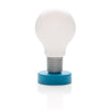 Branded Promotional PUSH LAMP in Blue & White Lamp From Concept Incentives.