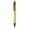Branded Promotional BAMBOO PEN in Black Pen From Concept Incentives.