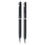 Branded Promotional SWISS PEAK LUZERN PEN SET in Black Pen Set From Concept Incentives.