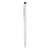Branded Promotional SLIM METAL STYLUS PEN in White Pen From Concept Incentives.