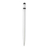 Branded Promotional SLIM ALUMINIUM METAL STYLUS PEN in Silver Pen From Concept Incentives.