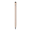 Branded Promotional SIMPLISTIC METAL PEN in Gold Pen From Concept Incentives.