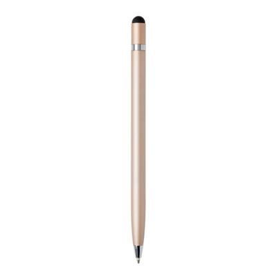 Branded Promotional SIMPLISTIC METAL PEN in Gold Pen From Concept Incentives.