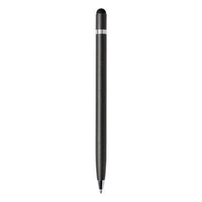 Branded Promotional SIMPLISTIC METAL PEN in Grey Pen From Concept Incentives.