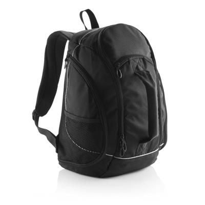 Branded Promotional FLORIDA BACKPACK RUCKSACK PVC FREE in Black Bag From Concept Incentives.