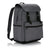 Branded Promotional LAPTOP BACKPACK RUCKSACK with Magnetic Bucklestraps in Grey Bag From Concept Incentives.