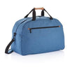 Branded Promotional FASHION DUO TONE TRAVEL BAG in Blue Bag From Concept Incentives.