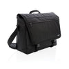 Branded Promotional SWISS PEAK RFID 15 INCH LAPTOP MESSENGER BAG PVC FREE in Black Bag From Concept Incentives.