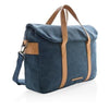 Branded Promotional CANVAS LAPTOP BAG PVC FREE in Blue Bag From Concept Incentives.