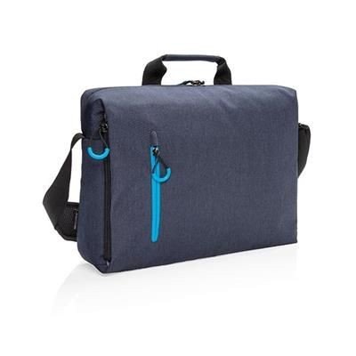 Branded Promotional LIMA RFID 15,6 INCH LAPTOP BAG PVC FREE in Blue Bag From Concept Incentives.