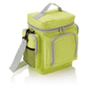 Branded Promotional DELUXE TRAVEL COOL BAG in Green Cool Bag From Concept Incentives.