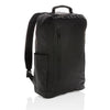Branded Promotional FASHION BLACK 15,6 INCH LAPTOP BACKPACK RUCKSACK PVC FREE in Black Bag From Concept Incentives.