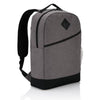 Branded Promotional MODERN STYLE BACKPACK RUCKSACK PVC FREE in Grey Bag From Concept Incentives.