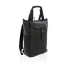 Branded Promotional SWISS PEAK RFID 15 INCH LAPTOP TOTEPACK PVC FREE in Black Bag From Concept Incentives.