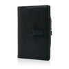 Branded Promotional EXECUTIVE 8GB USB NOTE BOOK SET with Touch Pen in Black Pen From Concept Incentives.