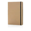 Branded Promotional ECO-FRIENDLY A5 KRAFT NOTE BOOK in Black Notebook from Concept Incentives.