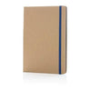 Branded Promotional ECO-FRIENDLY A5 KRAFT NOTE BOOK in Blue Notebook from Concept Incentives.