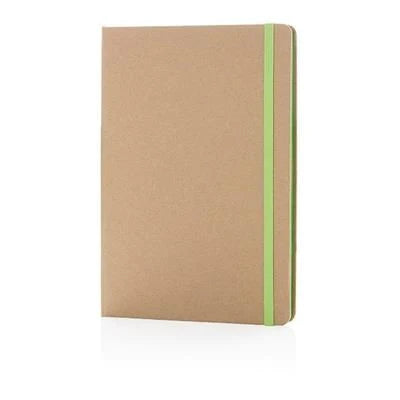 Branded Promotional ECO-FRIENDLY A5 KRAFT NOTE BOOK Notebook from Concept Incentives.