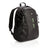 Branded Promotional SWISS PEAK OUTDOOR BACKPACK RUCKSACK PVC FREE in Black Bag From Concept Incentives.