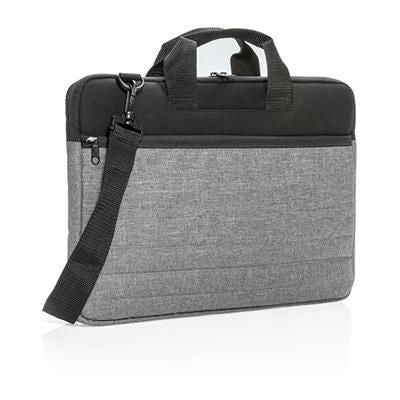 Branded Promotional 15 INCH DOCUMENT LAPTOP SLEEVE in Grey Bag From Concept Incentives.