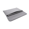 Branded Promotional MAGNETIC CLOSING 15,6 INCH LAPTOP SLEEVE PVC FREE in Grey Bag From Concept Incentives.