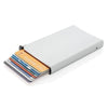 Branded Promotional STANDARD ALUMINIUM METAL RFID CARDHOLDER in Silver Credit Card Holder From Concept Incentives.