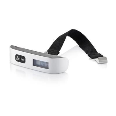 Branded Promotional ELECTRONIC LUGGAGE SCALE in Silver Scales From Concept Incentives.