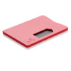 Branded Promotional RFID ANTI-SKIMMING CARDHOLDER in Red Credit Card Holder From Concept Incentives.