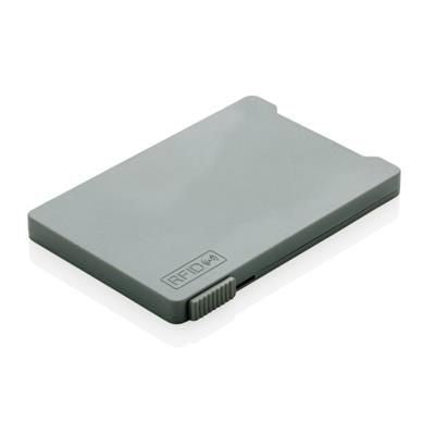 Branded Promotional MULTIPLE CARDHOLDER with Rfid Anti-Skimming in Grey Credit Card Holder From Concept Incentives.