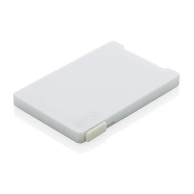 Branded Promotional MULTIPLE CARDHOLDER with Rfid Anti-Skimming in White Credit Card Holder From Concept Incentives.
