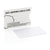 Branded Promotional ANTI-SKIMMING RFID SHIELD CARD in White Credit Card Holder From Concept Incentives.