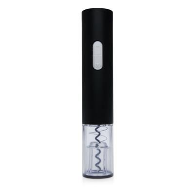 Branded Promotional ELECTRIC WINE OPENER - USB RECHARGEABLE in Black Bottle Opener From Concept Incentives.