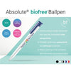 Branded Promotional ABSOLUTE BIOFREE BALL PEN Pen From Concept Incentives.