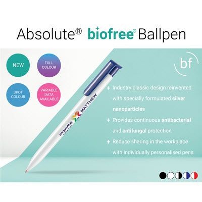 Branded Promotional ABSOLUTE BIOFREE BALL PEN Pen From Concept Incentives.